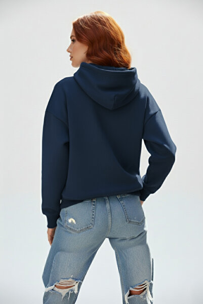 uyguntarz Unisex Indigo & Pink 2-Piece Straight Deal Pack 3 Thread O Oversized Sweatshirt