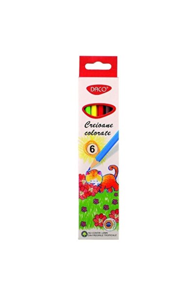 Daco Creion color 6 culori hexagonal (CC306H)