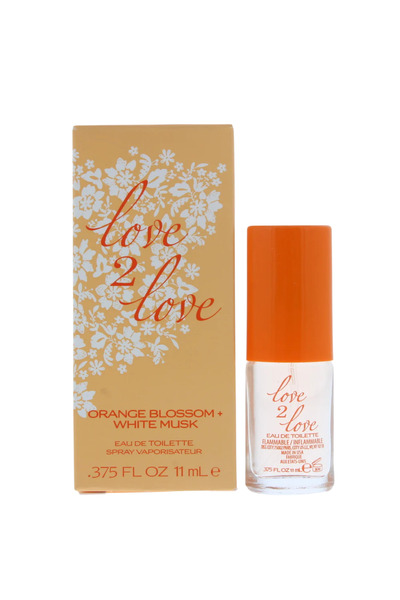 Love 2 Love Flori de portocal + Mosc alb, Apă de toaletă, Pentru femei, 11 ml