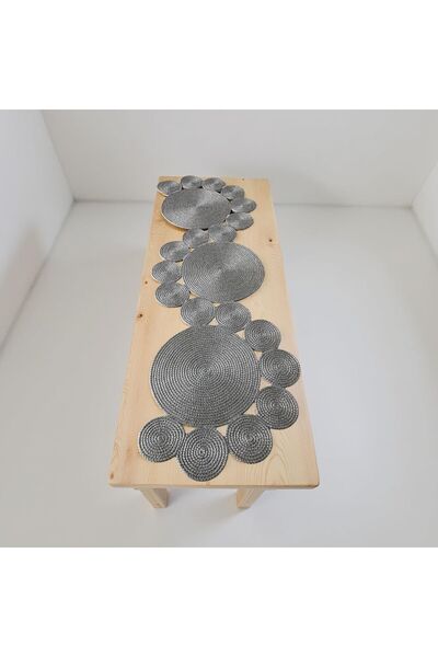 myistasyon "tarzınızı evinize yansıtın" Jute, Wicker, Decorative Tablecloth, Runner, American Service, Coffee Table Cover