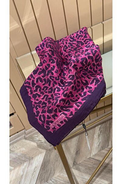 ipekevi Desenli Tensel Eşarp Mor
