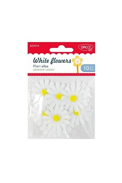 Daco White Flowers Daco, 10 pcs/Set