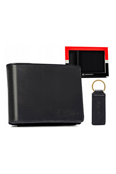 Other Gift set: wallet and keychain made of -leather - Rovicky
