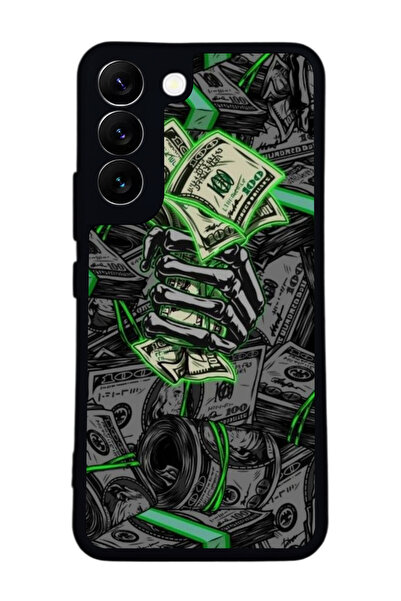 BGAKSESUAR حافظة سوداء متوافقة مع هاتف سامسونج جالاكسي S22 - سيليكون ناعم، وا...