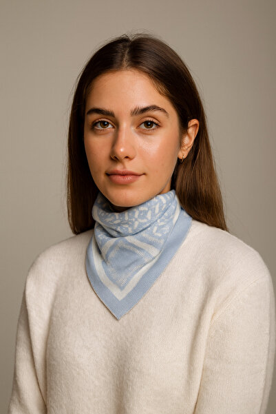 Sebir Moda Patterned Knitwear Scarf