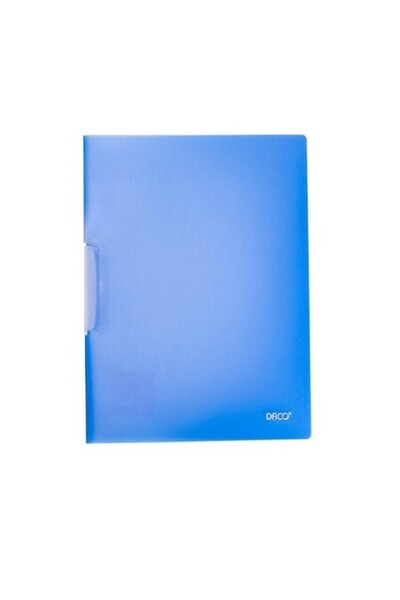 Daco Mapa A4 cu Clips Daco, 226x310x5 mm, Plastic, Albastru