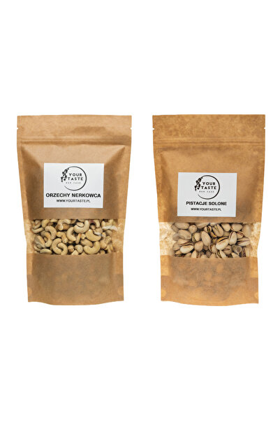 Your Taste Zestaw - Pistacje solone 500g + Orzechy nerkowca 500g