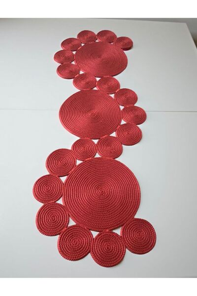 myistasyon "tarzınızı evinize yansıtın" Jute, Wicker, Decorative Tablecloth, Runner, American Service, Coffee Table Cover