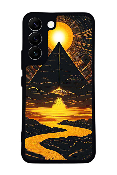 BGAKSESUAR حافظة سوداء متوافقة مع هاتف سامسونج جالاكسي S22 - سيليكون ناعم، وا...