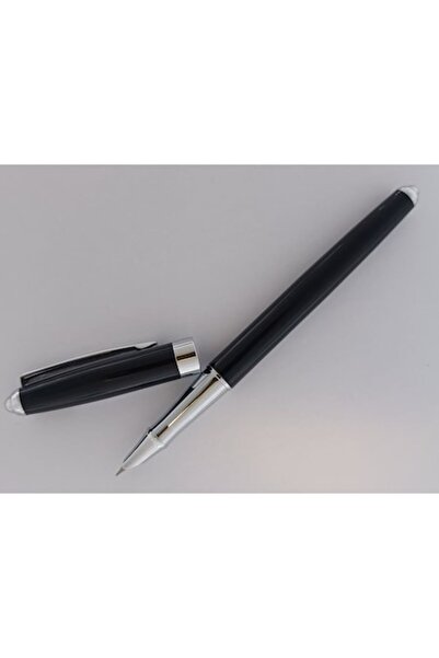 Ecada Stilou metalic Ecada, culoare corp negru cu ornamente argintii, lucios,...