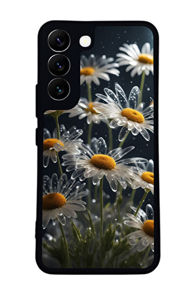 BGAKSESUAR حافظة سوداء متوافقة مع هاتف سامسونج جالاكسي S22 - سيليكون ناعم، وا...