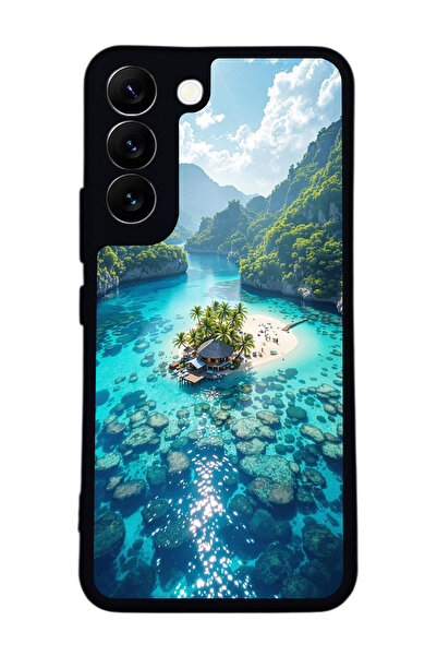 BGAKSESUAR حافظة سوداء متوافقة مع هاتف سامسونج جالاكسي S22 - سيليكون ناعم، وا...