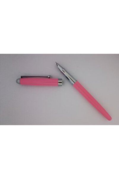 Ecada Stilou metalic Ecada, culoare corp roz lucios cu ornamente argintii, pe...