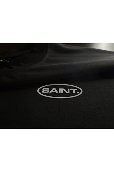 PURE EFFECT Tricou unisex supradimensionat cu logo SAINT imprimat în relief, ...