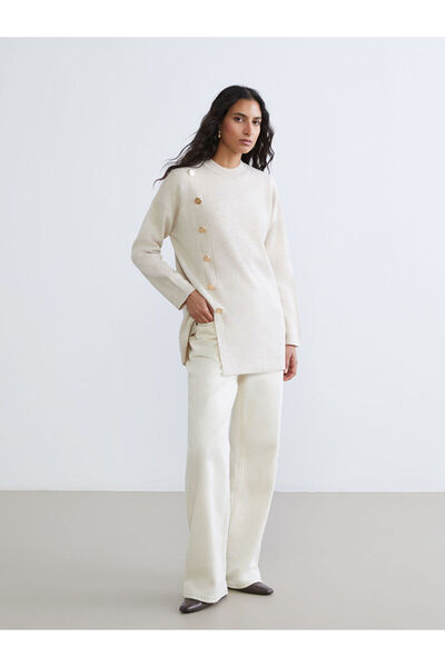 LC Waikiki Bisiklet Yaka Kadın Triko Tunik