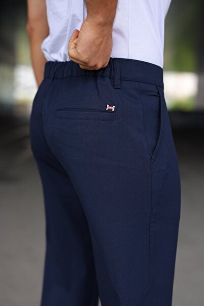 JANES Men's Elastic Waist Baggy Pants