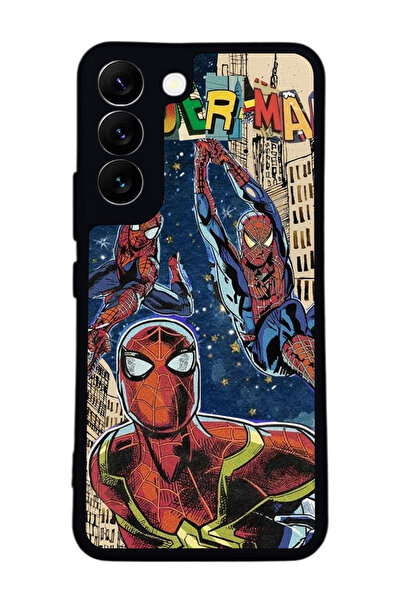 BGAKSESUAR حافظة سوداء متوافقة مع هاتف سامسونج جالاكسي S22 - سيليكون ناعم، وا...