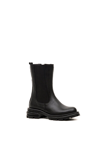 Bulls & Gulls Kadın Chelsea Bot Kalın Kaymaz Taban Hakiki Deri