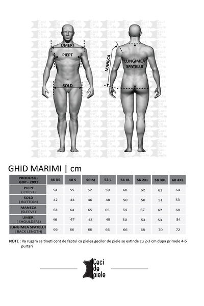 GeciDePiele Men's premium genuine leather jacket GDP-2091