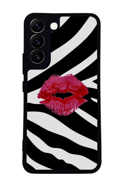 BGAKSESUAR حافظة سوداء متوافقة مع هاتف سامسونج جالاكسي S22 - سيليكون ناعم، وا...