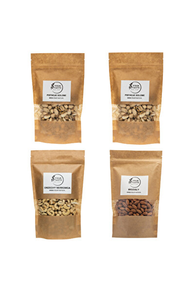 Your Taste Zestaw - 2x Pistacje solone 500g + Orzechy nerkowca 500g + Migdały 500g