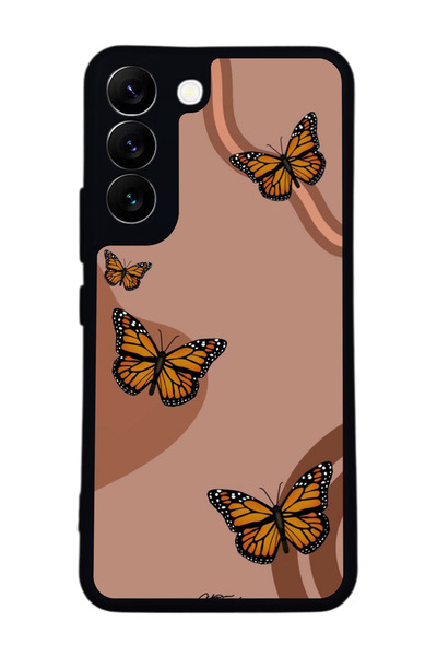 BGAKSESUAR حافظة سوداء متوافقة مع هاتف سامسونج جالاكسي S22 - سيليكون ناعم، وا...