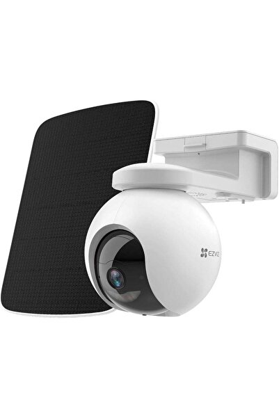 EZVIZ EB8 4G LTE 2K Wireless Outdoor Camera with Solar Panel, 10400mAh Battery, Auto Tracking, and Global GPS