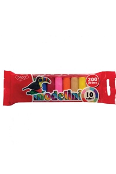 Daco Plastilina Modelini Daco, 200 g, 10 Culori