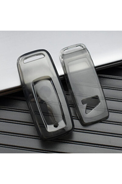 bigkey غطاء مفتاح متوافق مع طراز هوندا PCX 2021-2022-2023-2024 أسود فضي (لا ي...