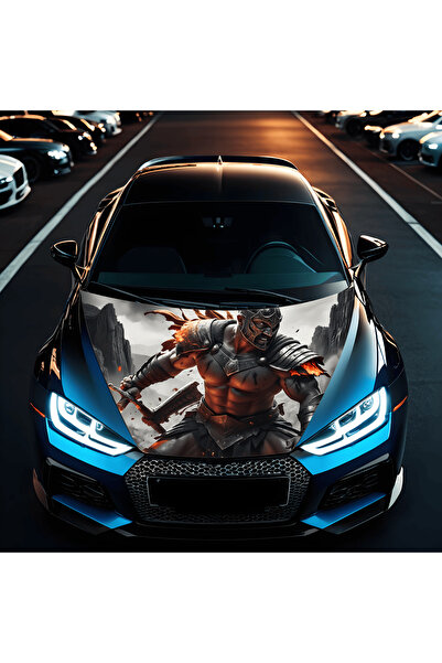 Avex Folie auto pentru capotă "Hood Art", rezistentă la exterior, mărimea M (165 x 120cm) - Cod: AVX-CAPOTA-008M