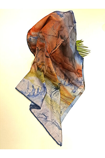 Monalisa Home Luxurious Figured Showy Flowy Scarf