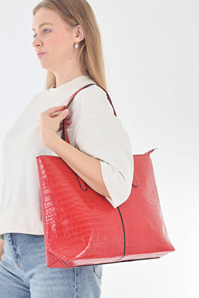 By EDUU Emily Model Crocodile Shoulder Bag