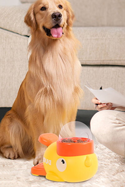 TechnoStation Kedi Köpek Eğitici Öğretici Mama Hazneni Yeni Nesil Oyuncak Köpek Zihin Geliştirici Oyuncak
