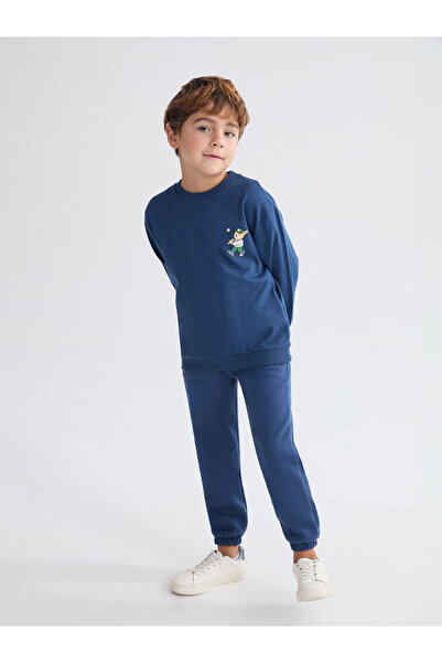 LC Waikiki Rmz Gi̇yi̇m Farkiyla Men's Thick Children's Jogger Sweatpants