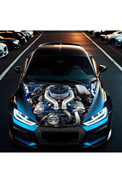 Avex Folie auto pentru capotă "Hood Art", rezistentă la exterior, mărimea M (165 x 120cm) - Cod: AVX-CAPOTA-019M