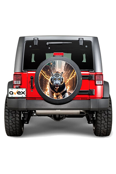 Avex Autocolant auto „Roată de rezervă” rezistent la intemperii și UV, diametru 55 cm, Cod: AVX-RR16