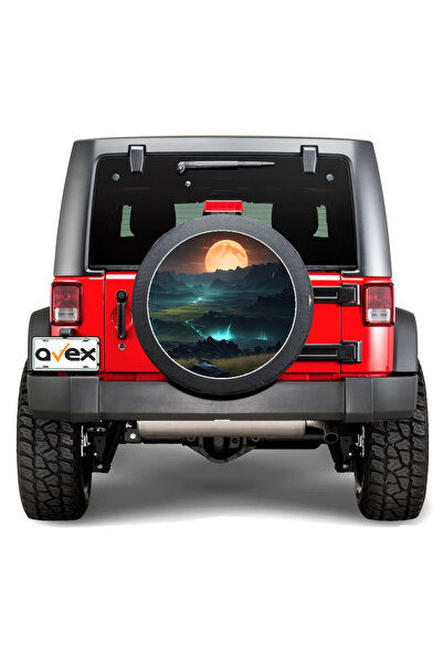 Avex Autocolant auto „Roată de rezervă” rezistent la intemperii și UV, diametru 55 cm, Cod: AVX-RR15