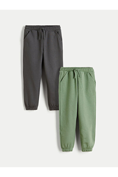 LC Waikiki Boys Jogger Sweatpants with Elastic Waist 2 Pcs