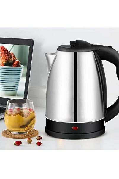 Denex 1500W 1.8L Electric Kettle with Auto Shut-Off, Stainless Steel Interior with Cool Touch Handle