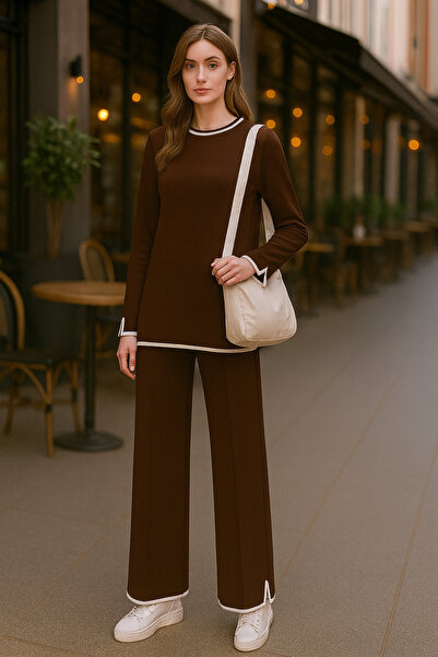 semela New Season Split Detail Knitwear Set