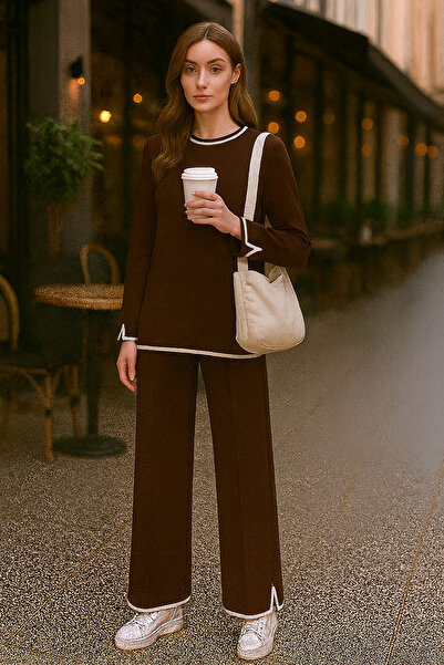 semela New Season Split Detail Knitwear Set