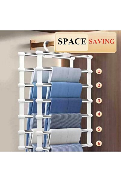 Generic Cloud Ladder Pants Hangers, Space Saving (2-Pack)