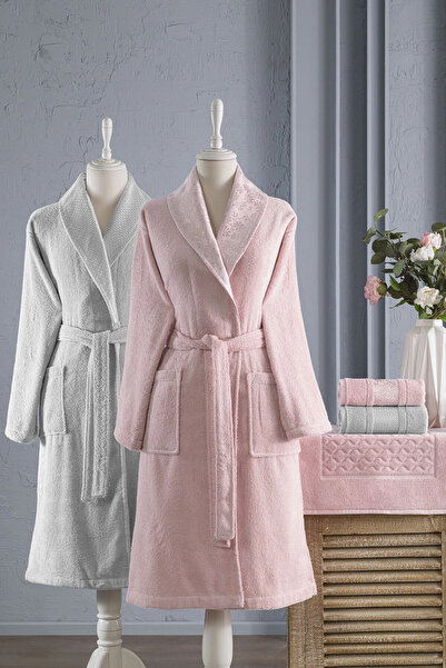 Özdilek Blesso Family Bathrobe Set 5 Pieces