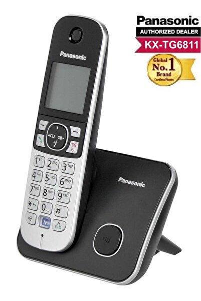 PANASONIC PROFESSIONAL هاتف باناسونيك KX-TG6811UEB اللاسلكي الرقمي مع خاصية ح...