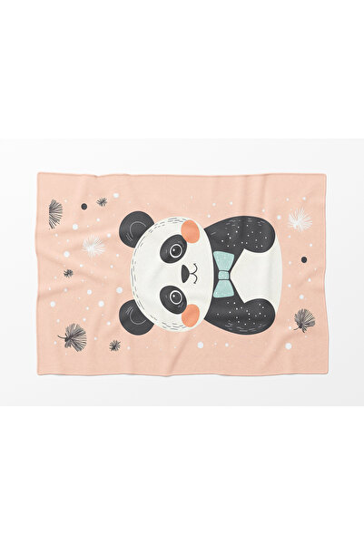 Erays Home Cute Panda Pattern Fleece Blanket Tv Blanket