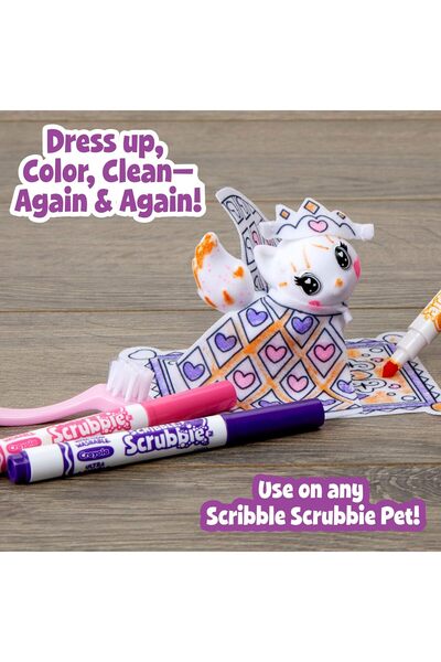 Crayola Scribble Scrubbie Princess Dress-Up Playset - Gift for Kids, Multi-Color