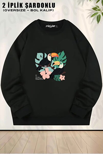 ZOKAWEAR Unisex Tukan Bird Iubire fără condiții Soul Mate și dragoste Numărul...