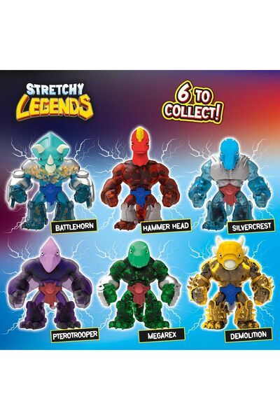 Generic CRAZE Legends Stretchy Megarex Stretchy Action Figure with Slime Filler