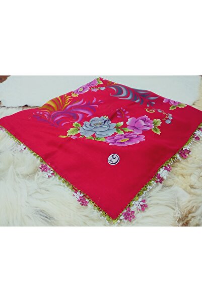 hoaryage Cenk and Reyhan Exquisite Handcrafted Needlework Embroidery Writing/Needlework/Yemeni Handwork/Tulle Cloth/Head Covering