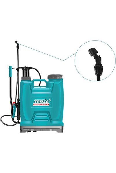 TOTAL Knapsack Sprayer THSPP41602 - 16 Litre Backpack Pressure Sprayer